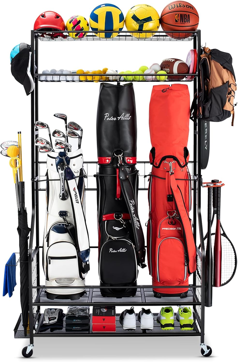 Golf Çantası Saklama Düzenleyi - Golf Equipment Garage Organizer incelemesi ve fiyatı
