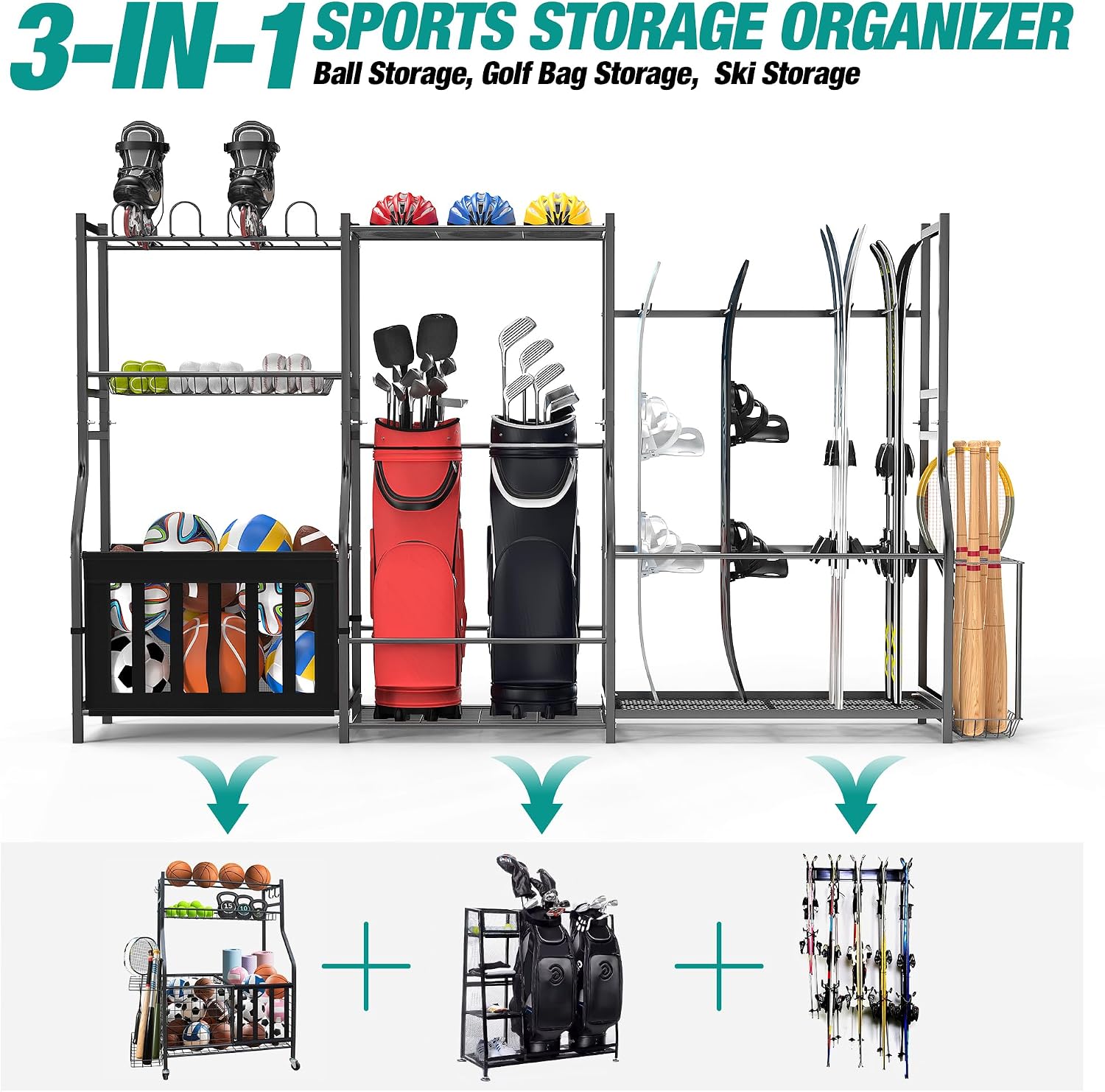 Spor Ekipmanı Düzenleyici Golf - Golf Equipment Garage Organizer incelemesi ve fiyatı