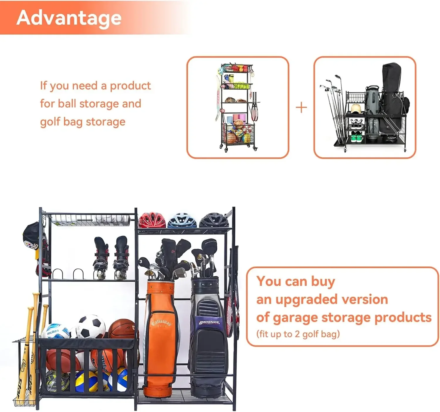 Garaj Spor Ekipmanı Düzenleyic - Golf Equipment Garage Organizer incelemesi ve fiyatı