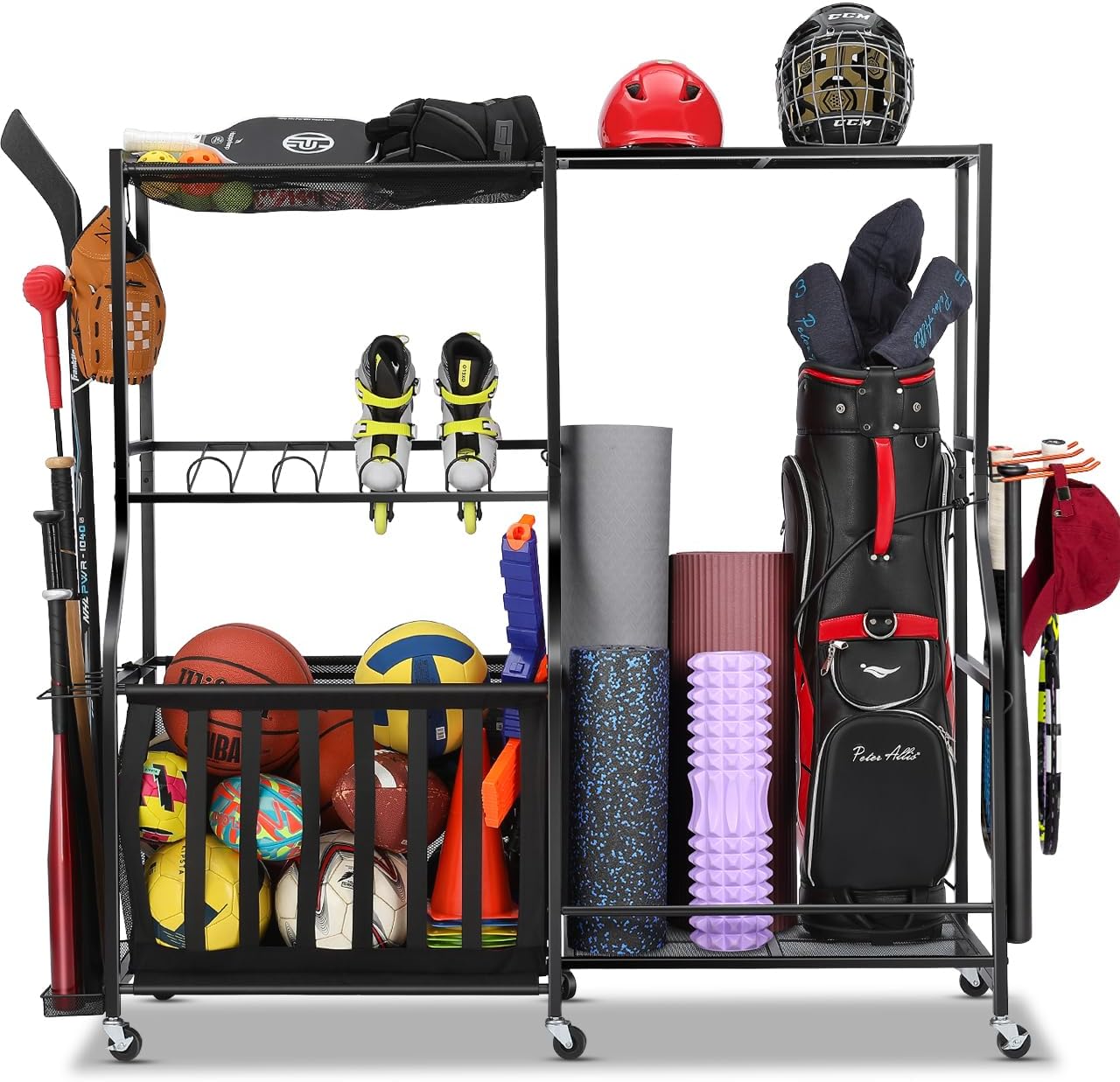 Tekerlekli Garaj Spor Ekipmanl - Golf Equipment Garage Organizer incelemesi ve fiyatı